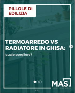 Meglio un termoarredo moderno o un radiatore in ghisa tradizionale?